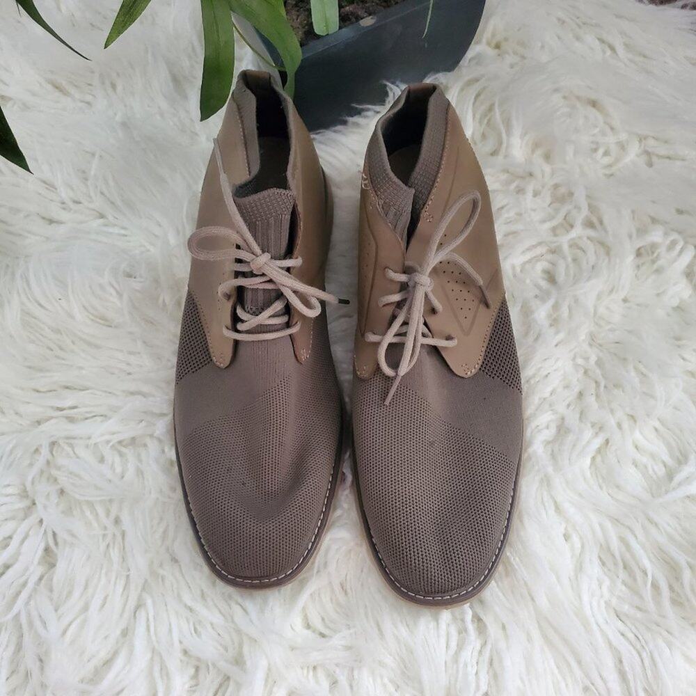Marc Nason Men's Lite Lugg Webster Leather Textile Chukka Boots 10.5